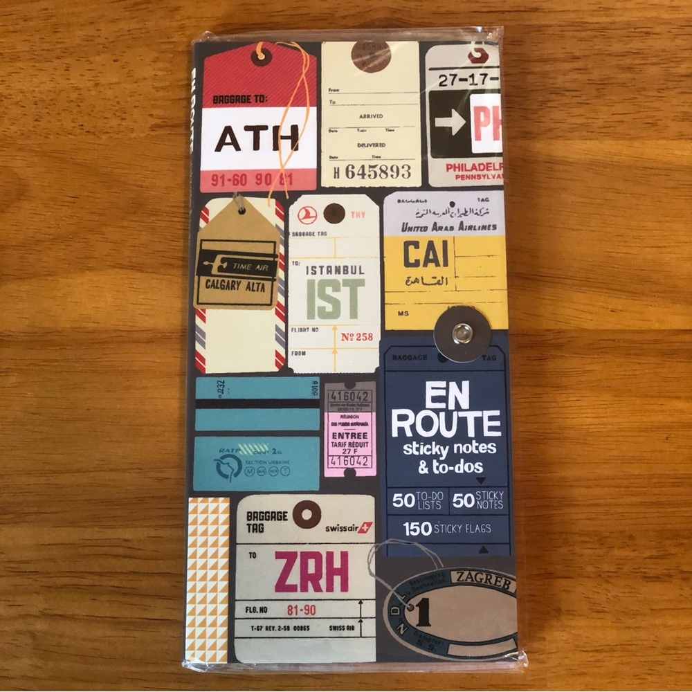 New! Chronicle Books Set of 50 To-Do Lists, 50 Sticky Notes, 150 Sticky Flags